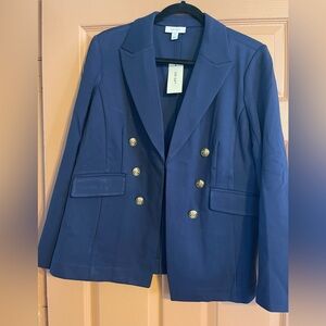 ON-34th Blue Button Jacket